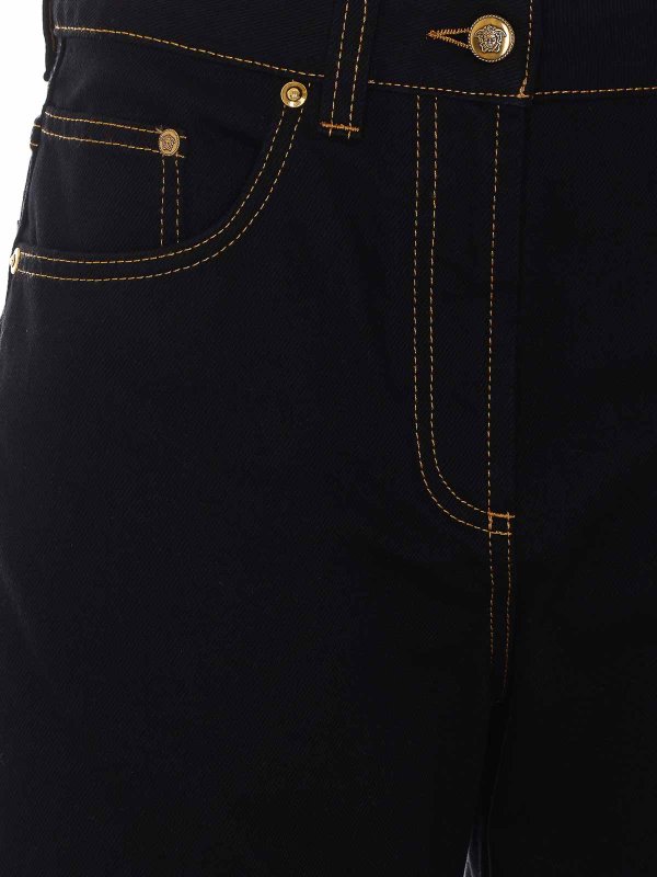 Vaqueros Rectos - Negro shop online: VERSACE