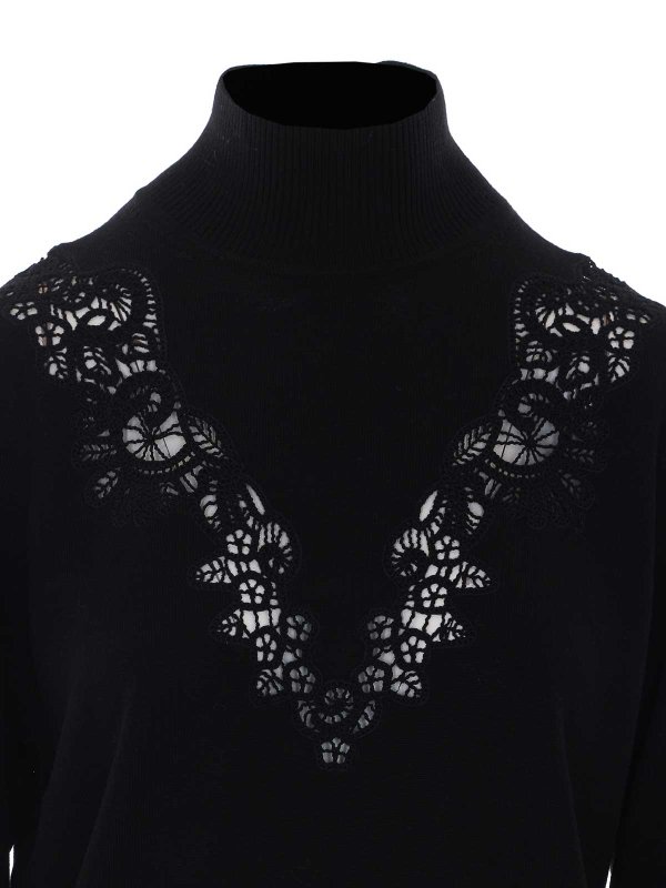 クルーネック - 黒 shop online: ZIMMERMANN
