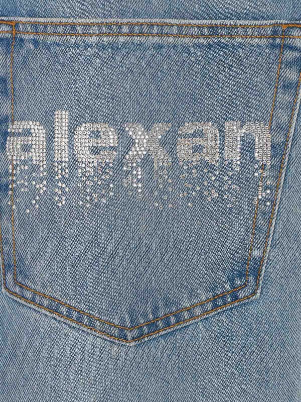 The Best Shops ALEXANDER WANG: Jeans Rectos - Vaqueros Rectos - Azul