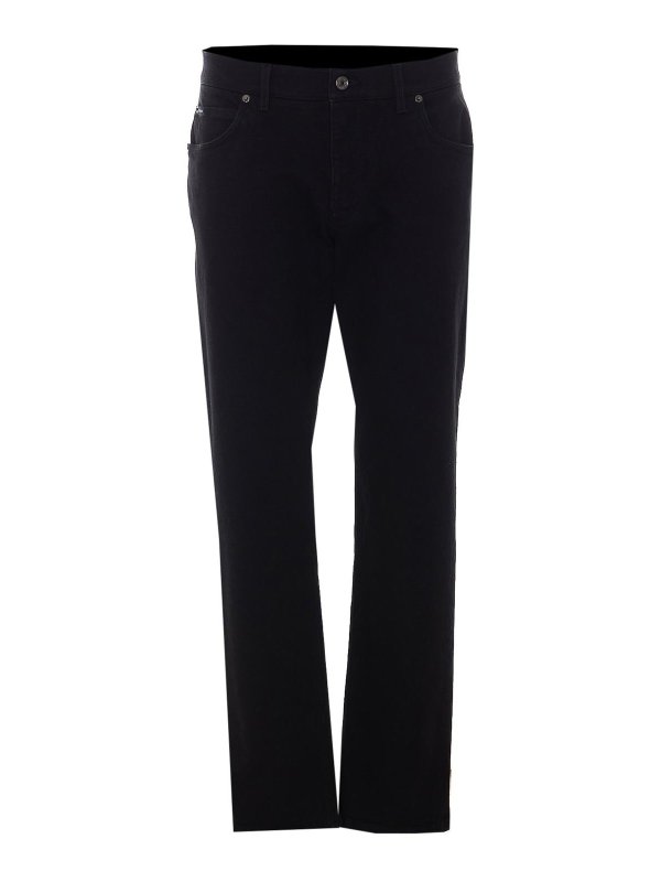 DOLCE & GABBANA: straight leg jeans - Stretch Regular Jeans