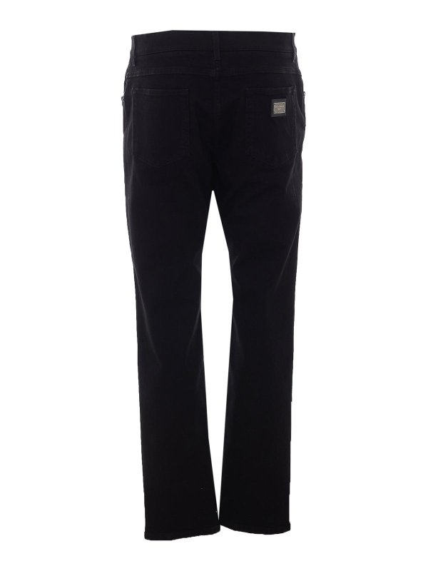 DOLCE & GABBANA: straight leg jeans online - Stretch Regular Jeans