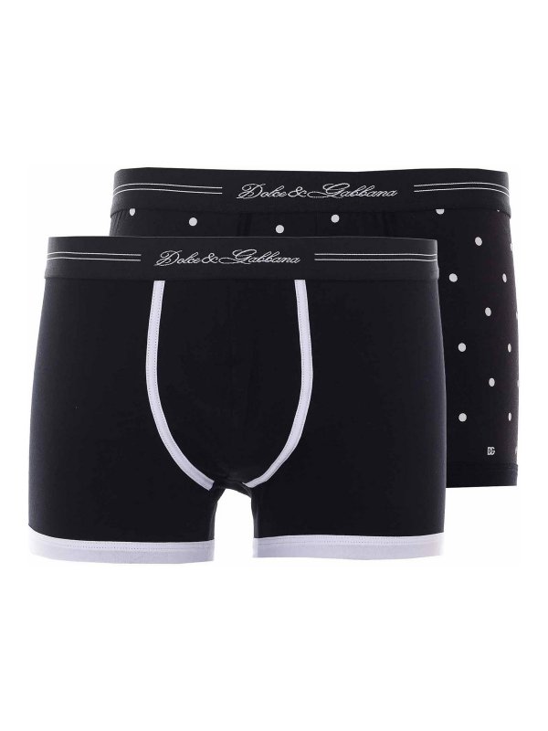 DOLCE & GABBANA: Swim shorts & swimming trunks - Bi-Pack Regular Boxer
