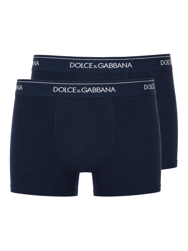 DOLCE & GABBANA: 水着 - スイムショーツ/スイムトランクス - ブルー