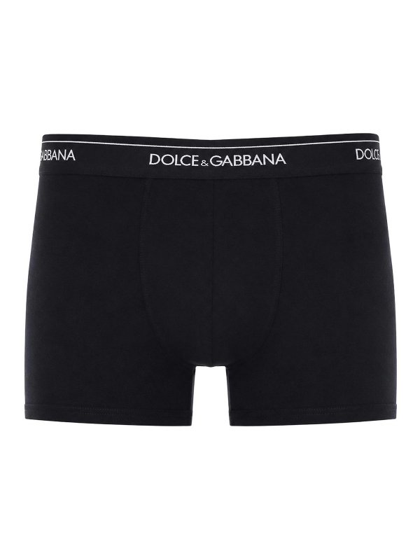 DOLCE & GABBANA: Swim shorts & swimming trunks online - Bi-Pack Regular Boxer