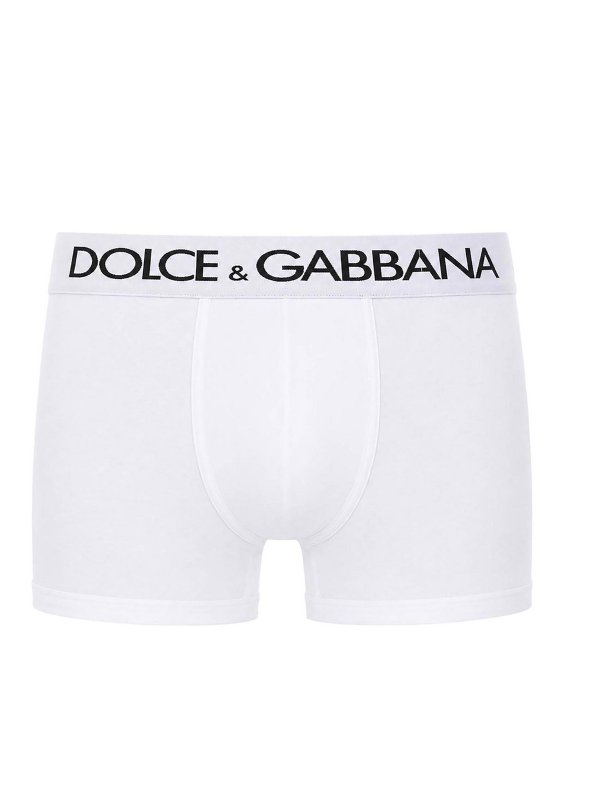 DOLCE & GABBANA: 水着 online - スイムショーツ/スイムトランクス - 白