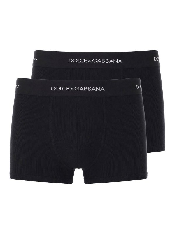 DOLCE & GABBANA: Swim shorts & swimming trunks - Bi-Pack Regular Boxer