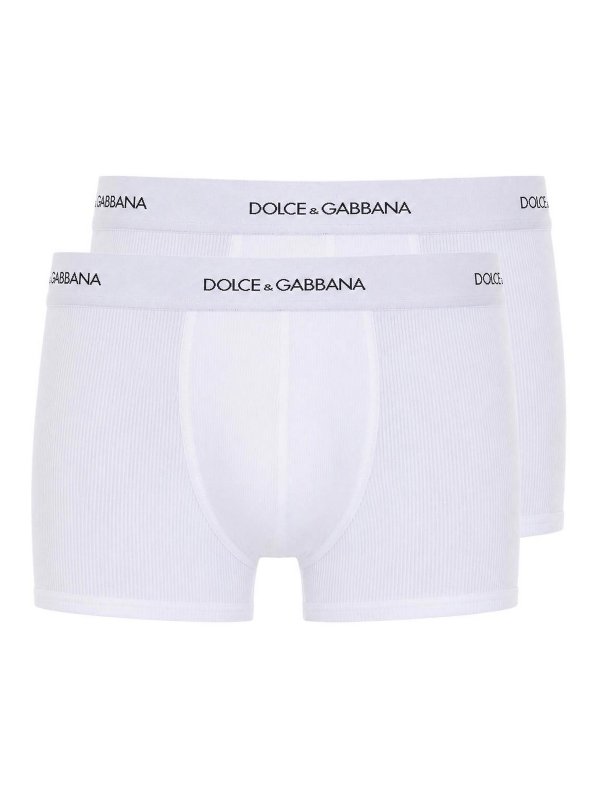 DOLCE & GABBANA: Swim shorts & swimming trunks - Bi-Pack Regular Boxer