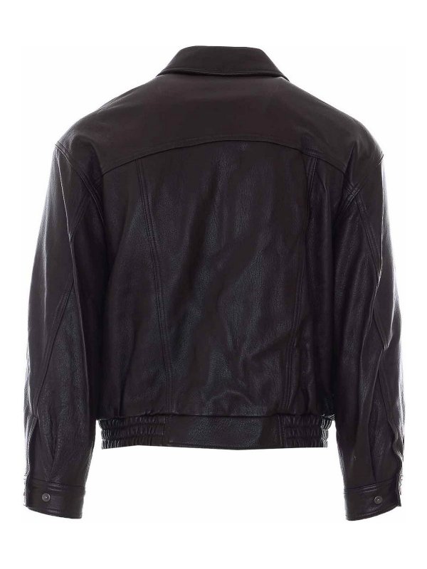 DUNST: leather jacket online - Brown Leather Jacket