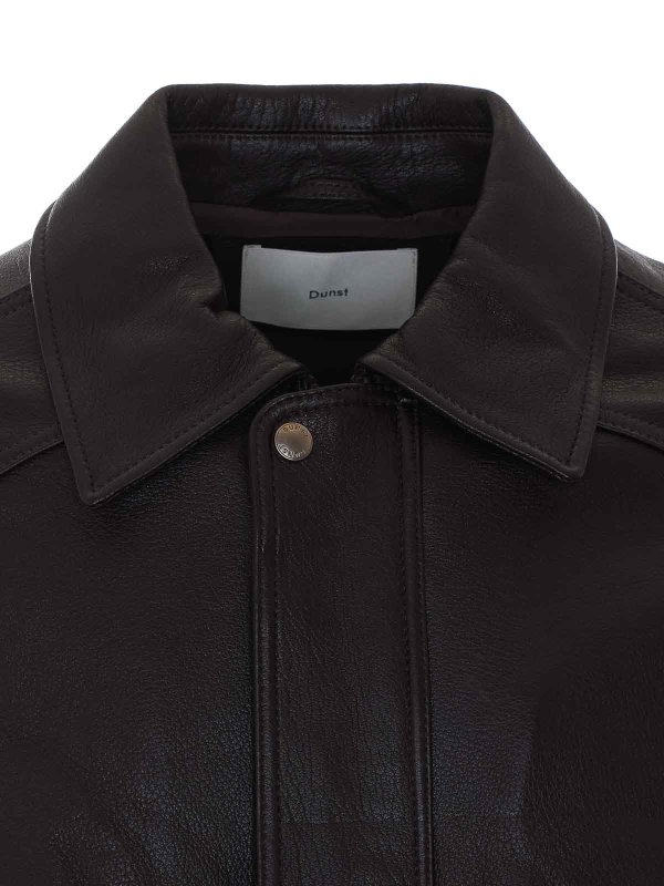 Brown Leather Jacket shop online: DUNST
