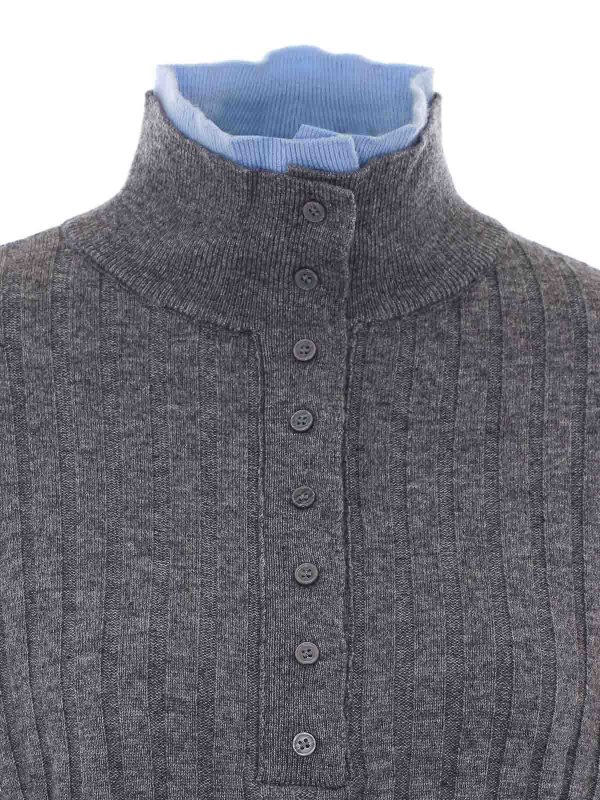 Rundhalspullover - Grau shop online: ELEH