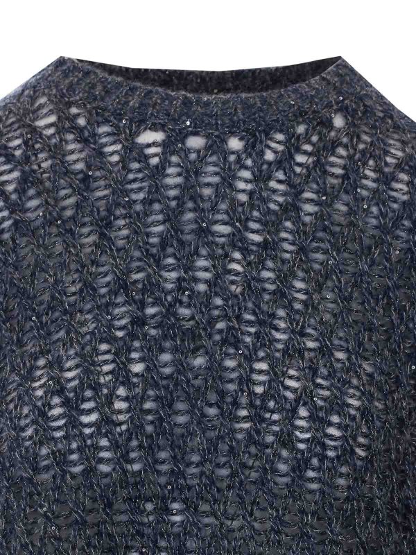 Pull Col Rond - Bleu shop online: ELEH