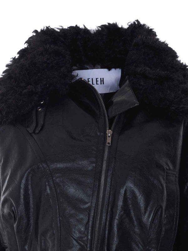 ボンバージャケット - 黒 shop online: ELEH