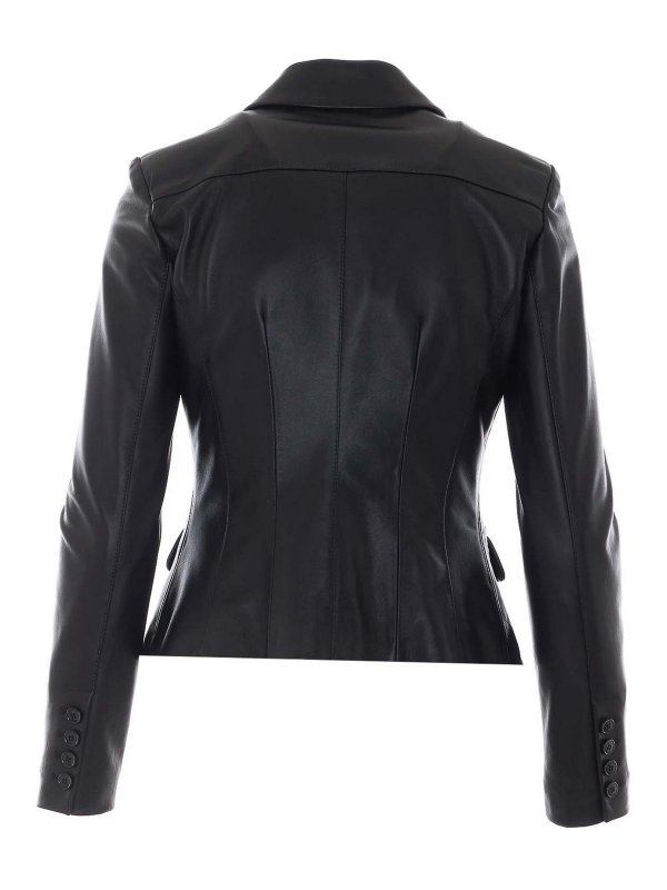 ELISABETTA FRANCHI: レザージャケット online - レザージャケット - 黒