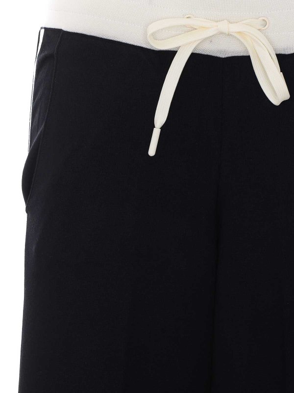 カジュアルパンツ - 黒 shop online: ELISABETTA FRANCHI