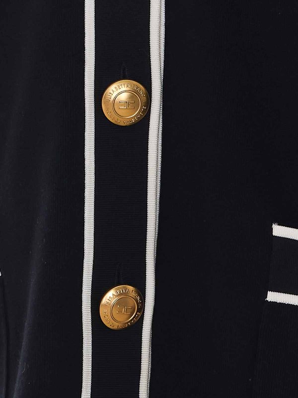 The Best Shops ELISABETTA FRANCHI: カーディガン - カーディガン - 黒