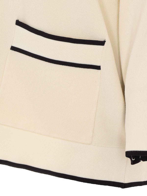 The Best Shops ELISABETTA FRANCHI: カーディガン - カーディガン - 白