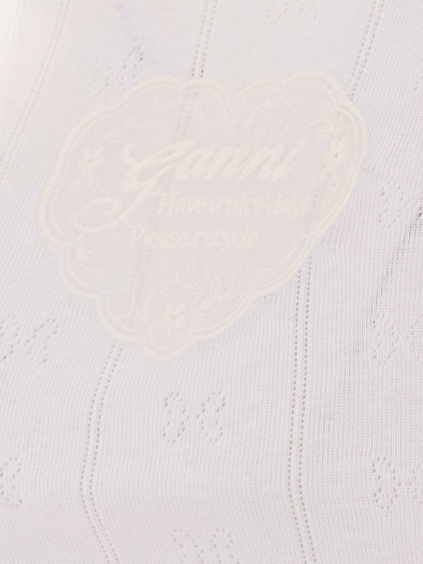 The Best Shops GANNI: Top e canotte - Canotta compatta a punta
