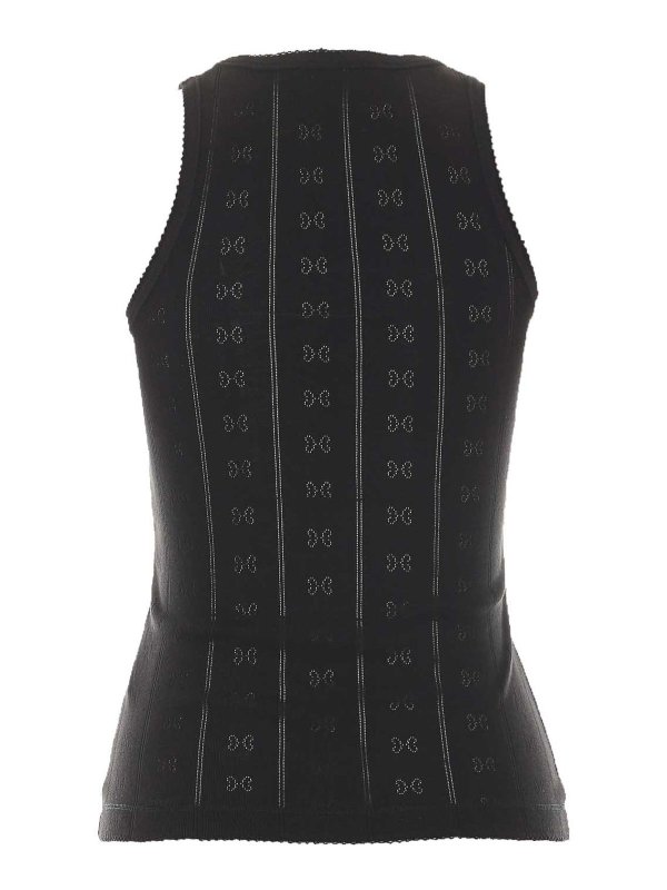 GANNI: Tops & Débardeurs online - Top - Noir