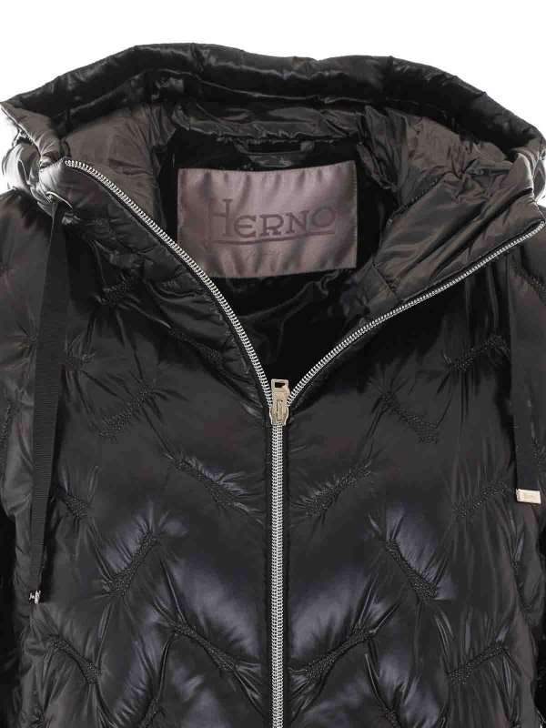 ダウンジャケット - 黒 shop online: HERNO