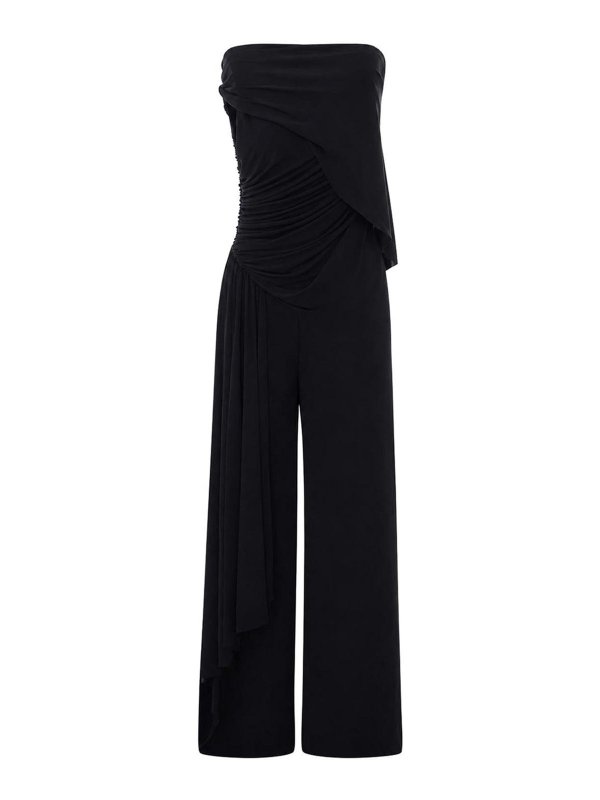 LANVIN: jumpsuits - Fluid Draped Jumpsuit
