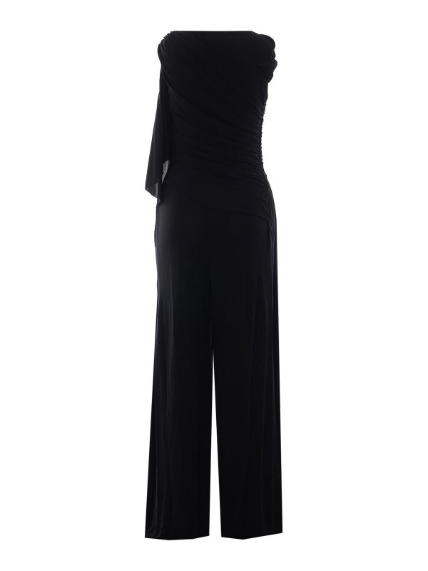 LANVIN: jumpsuits online - Fluid Draped Jumpsuit