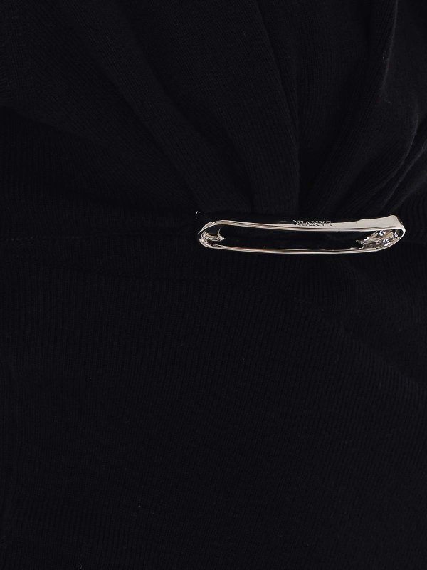 The Best Shops LANVIN: crew necks - Draped Sweater