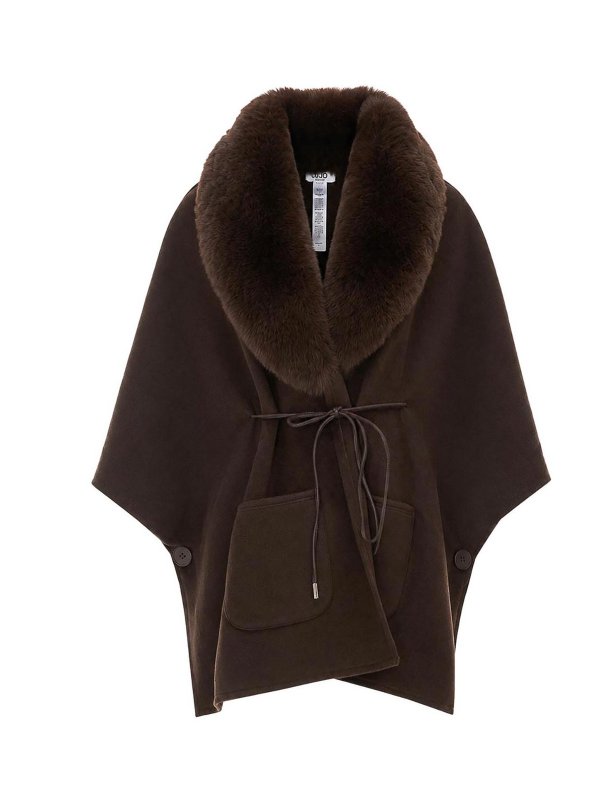 Liu Jo: Capes & Ponchos - Cape - Braun
