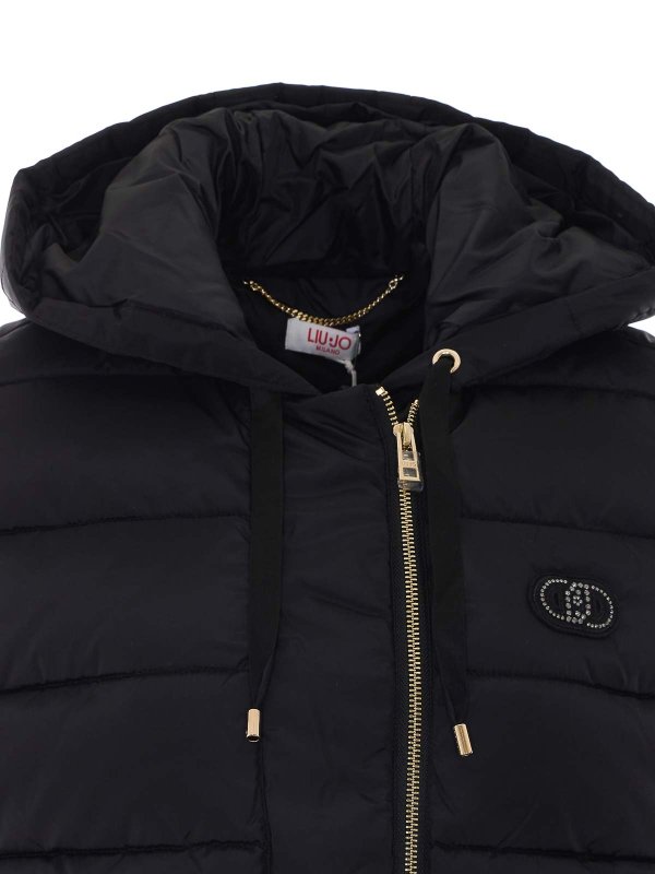 ダウンコート - 黒 shop online: Liu Jo