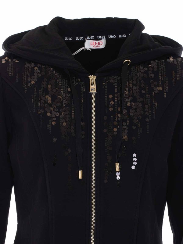 スウェットシャツ/セーター - 黒 shop online: Liu Jo