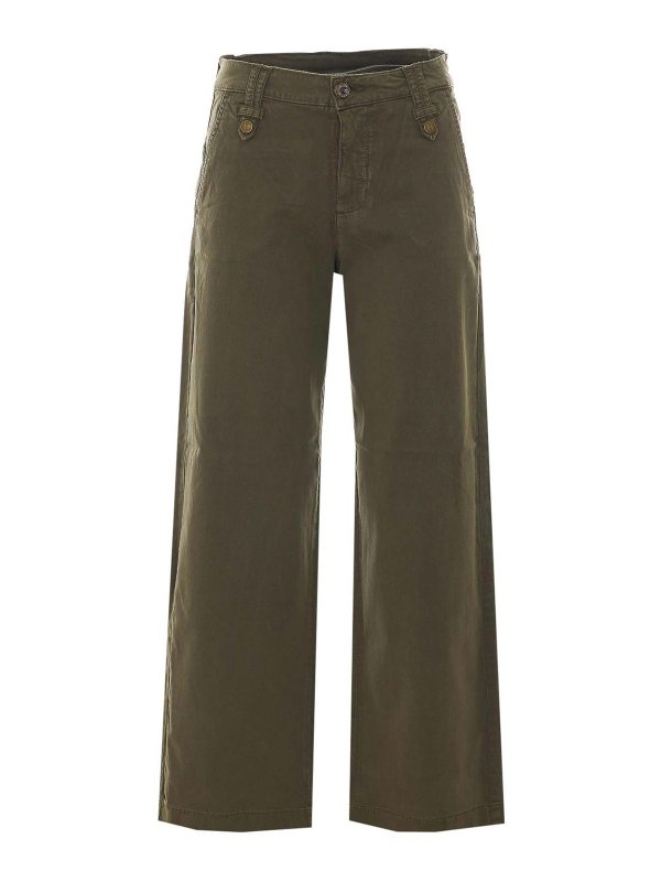 Liu Jo: Jeans Rectos - Vaqueros Rectos - Verde