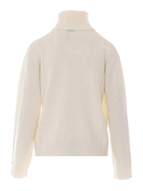 Liu Jo: Strickpullover mit Rundhalsausschnitt online - Rundhalspullover - Weiß
