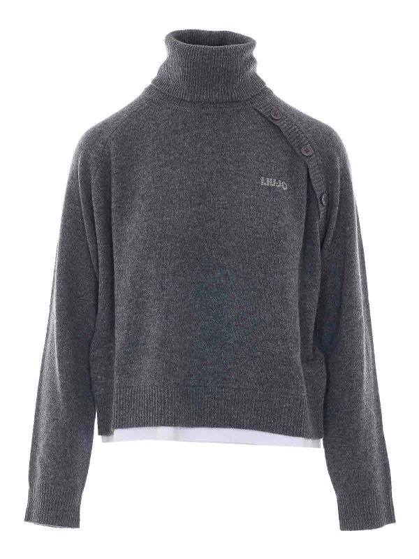 Liu Jo: crew necks - Logo Sweater