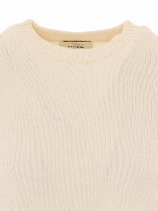 LOULOU STUDIO buy online クルーネック - 白