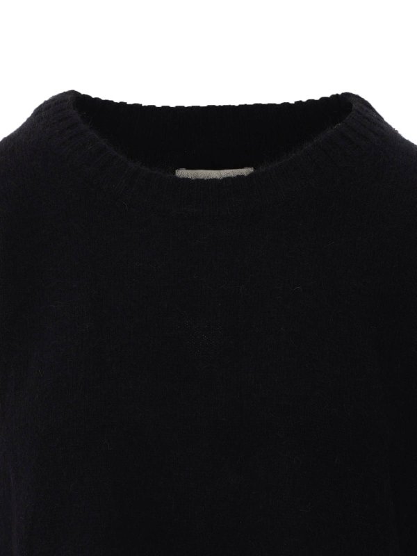 クルーネック - 黒 shop online: LOULOU STUDIO
