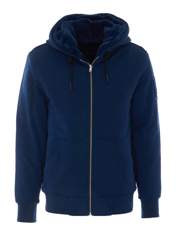 MOOSE KNUCKLES: Sudaderas y suéteres - Sudadera - Azul