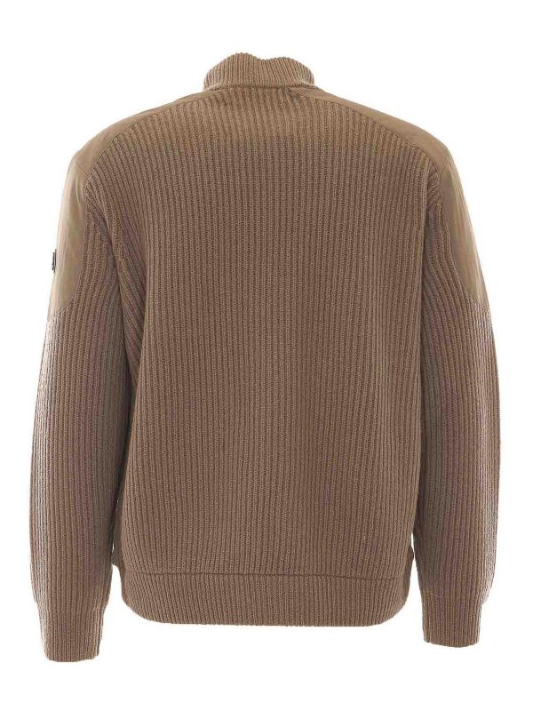 MOOSE KNUCKLES: padded jackets online - Magnus Knit Down Jacket