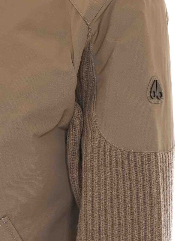 The Best Shops MOOSE KNUCKLES: padded jackets - Magnus Knit Down Jacket