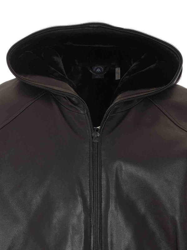 Lederjacke - Schwarz shop online: MOOSE KNUCKLES