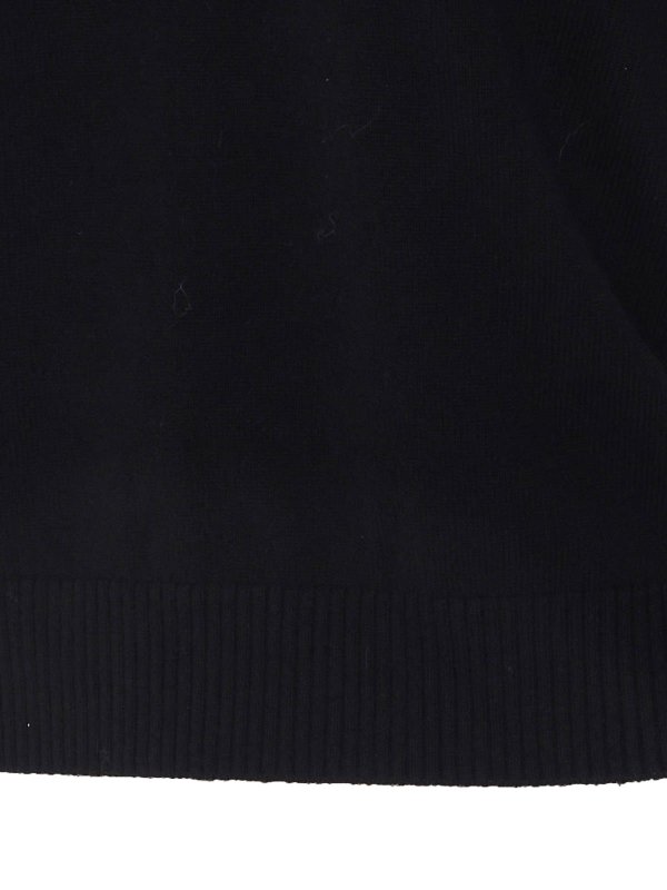 The Best Shops Pinko: Strickpullover mit V-Ausschnitt - V-Pullover - Schwarz
