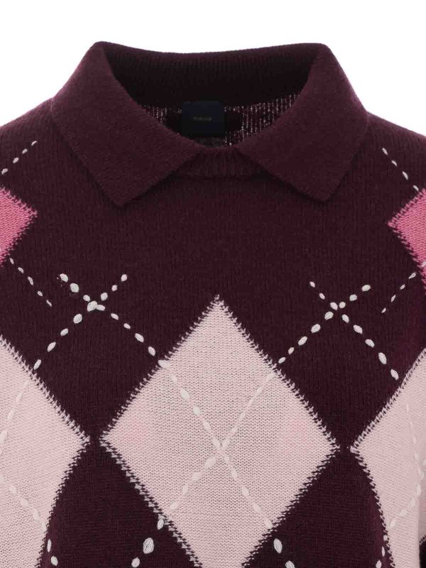 ポロシャツ - 赤 shop online: Pinko