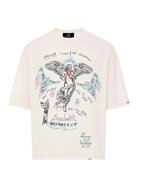 REPRESENT: T-shirts - T-Shirt - Weiß