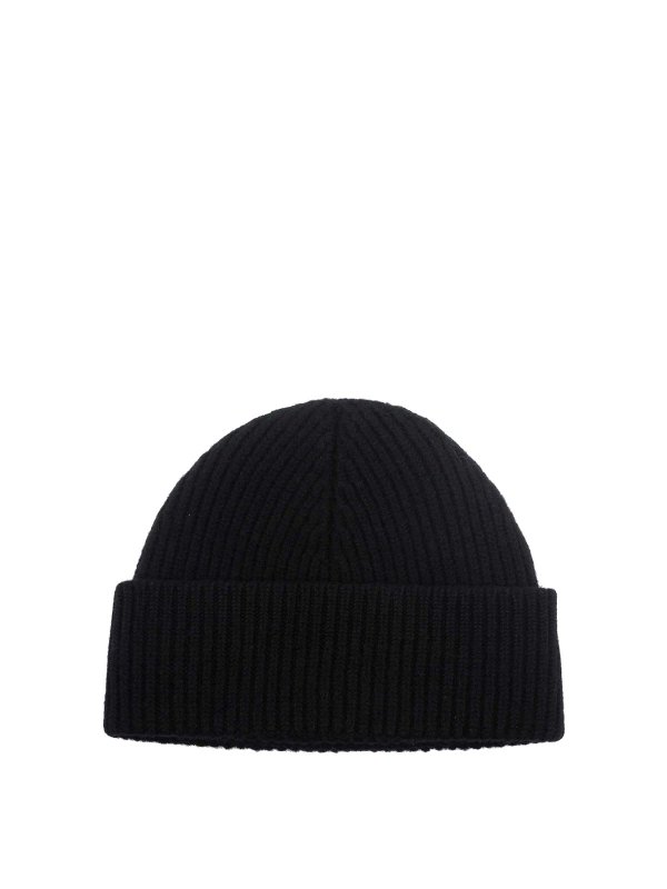AMI PARIS: ニットキャップ online - ビーニー帽 - 黒