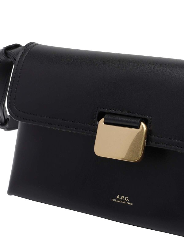 クロスボディバッグ - 黒 shop online: A.P.C.