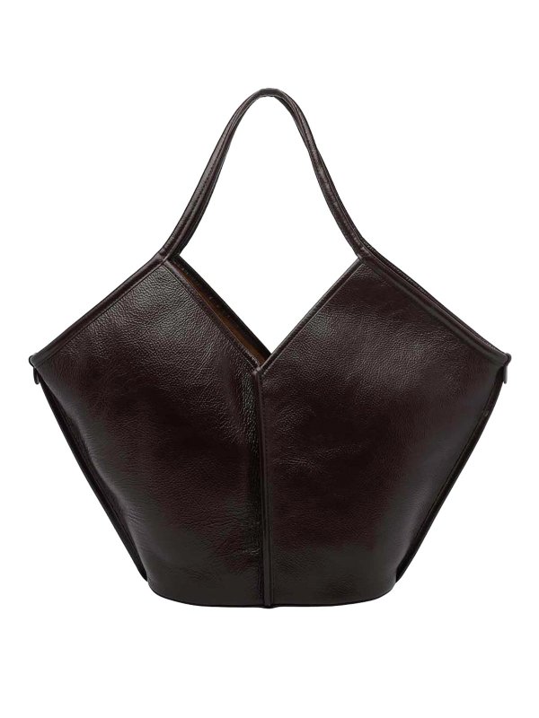 HEREU: Sacs à main - Sac Cabas - Marron