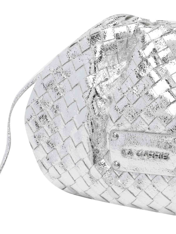 クロスボディバッグ - 銀 shop online: LA CARRIE