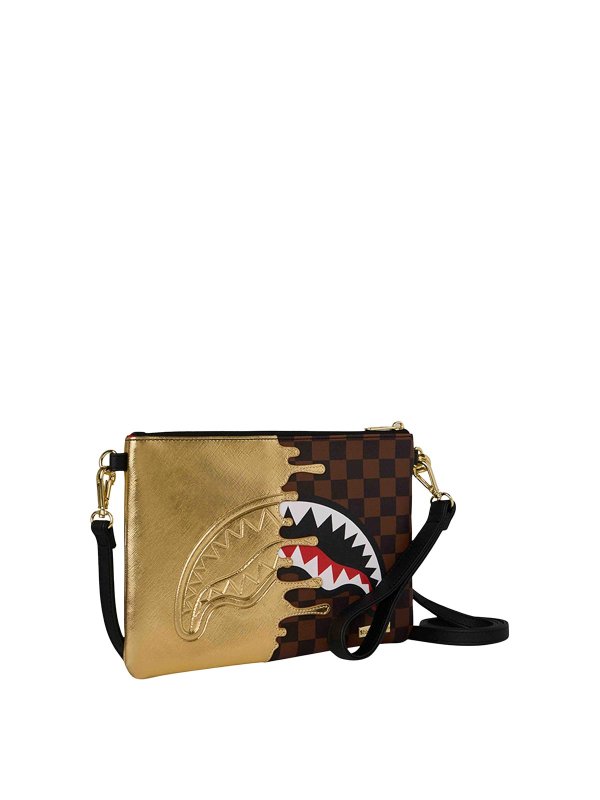 SPRAYGROUND: Clutch online - Pochette - Or