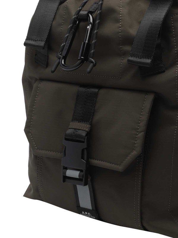 バックパック - 緑 shop online: A.P.C.