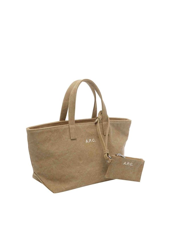 A.P.C.: クラッチバッグ online - クラッチバッグ - ベージュ
