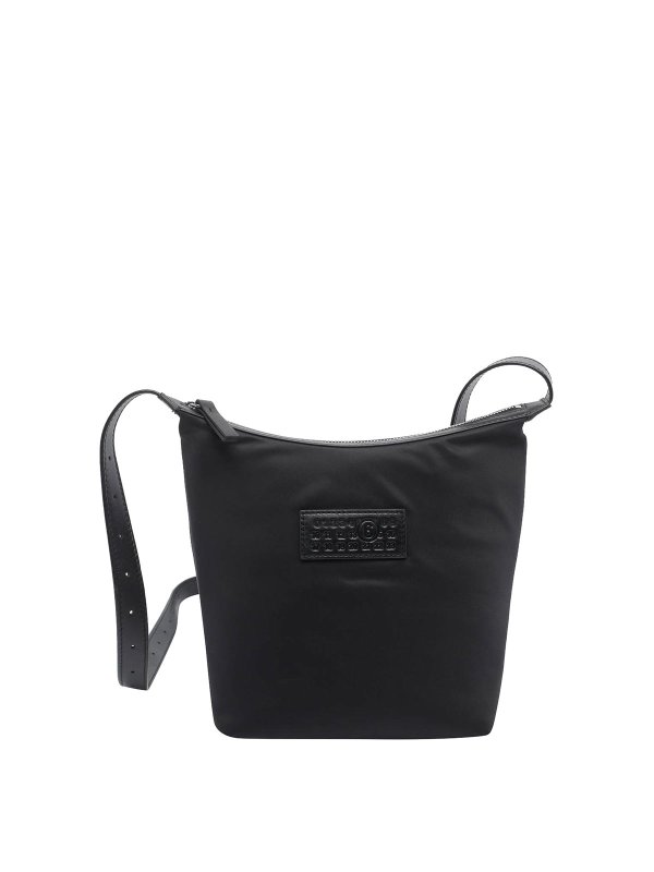 MM6 MAISON MARGIELA: クロスボディバッグ - クロスボディバッグ - 黒