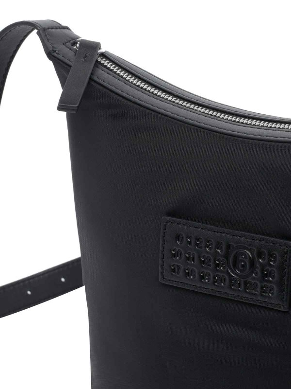 クロスボディバッグ - 黒 shop online: MM6 MAISON MARGIELA